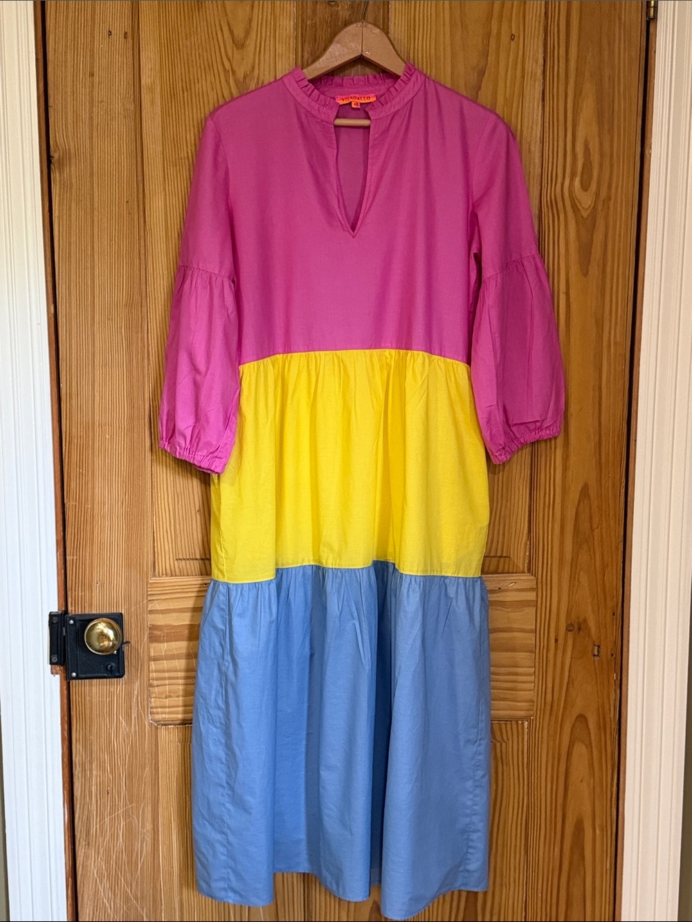 Vilagallo Vetammy Three Tier Dress ~ 42 (US 10)